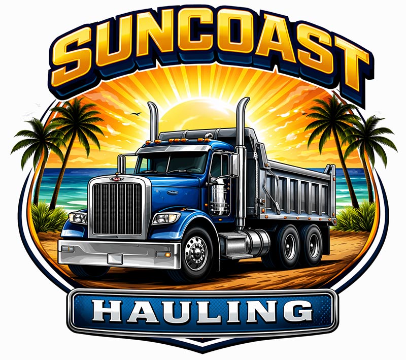 Suncoast-hauling-truck-logo